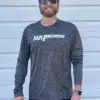 Dark Grey Long Sleeve Front