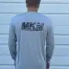 Light Grey Long Sleeve Back