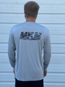 Light Grey Long Sleeve Back